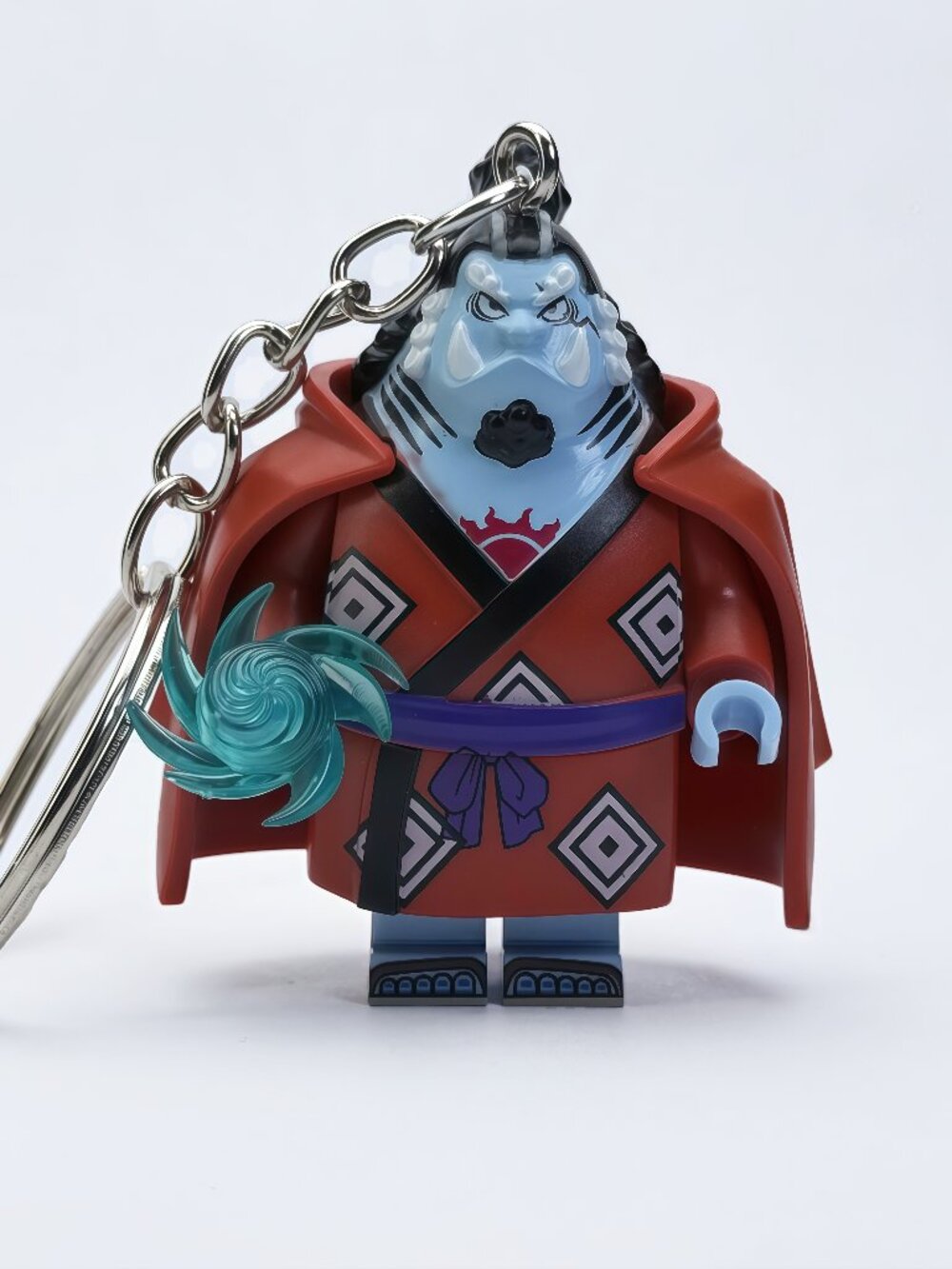 One Piece Jinbe Custom Minifigure Keychain